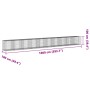 Cesta gaviones con cubierta hierro galvanizado 1000x100x100 cm de , Maceteros y jardineras - Ref: Foro24-3295208, Precio: 552...