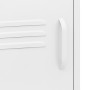 Mesita de noche acero blanco 35x35x51 cm de , Mesitas de noche - Ref: Foro24-336224, Precio: 79,64 €, Descuento: %