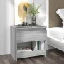 Bedside tables 2 units plywood gray Sonoma 40x30x39cm by , Nightstands - Ref: Foro24-815132, Price: 58,99 €, Discount: %