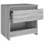 Bedside tables 2 units plywood gray Sonoma 40x30x39cm by , Nightstands - Ref: Foro24-815132, Price: 58,99 €, Discount: %