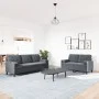 Zweiteiliges Sofaset mit dunkelgrauen Samtkissen. von , Sofas - Ref: Foro24-3278412, Preis: 484,35 €, Rabatt: %