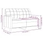 Dreiteiliges Sofaset mit roten Samtkissen. von , Sofas - Ref: Foro24-3278425, Preis: 539,78 €, Rabatt: %