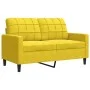 3-piece velvet yellow sofa set with cushions by , Sofas - Ref: Foro24-3278427, Price: 569,61 €, Discount: %