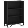 Estantería de madera de ingeniería negra 80x31x106 cm de , Librerías y estanterías - Ref: Foro24-848624, Precio: 60,25 €, Des...