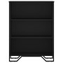 Estantería de madera de ingeniería negra 80x31x106 cm de , Librerías y estanterías - Ref: Foro24-848624, Precio: 60,25 €, Des...