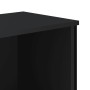 Estantería de madera de ingeniería negra 80x31x106 cm de , Librerías y estanterías - Ref: Foro24-848624, Precio: 60,25 €, Des...