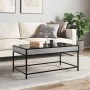 Mesa de centro con Infinity LED gris Sonoma 90x50x41 cm by , Coffee table - Ref: Foro24-847690, Price: 100,85 €, Discount: %