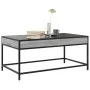 Mesa de centro con Infinity LED gris Sonoma 90x50x41 cm by , Coffee table - Ref: Foro24-847690, Price: 100,85 €, Discount: %