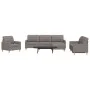 Sofagarnitur mit Hocker, 4-teilig, grau-taupefarbenem Stoff. von , Sofas - Ref: Foro24-3278302, Preis: 712,85 €, Rabatt: %