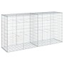 Cesta de gaviones con cubierta hierro galvanizado 200x50x100 cm de , Maceteros y jardineras - Ref: Foro24-3295143, Precio: 86...