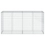 Cesta de gaviones con cubierta hierro galvanizado 200x50x100 cm de , Maceteros y jardineras - Ref: Foro24-3295143, Precio: 86...