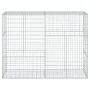 Cesta de gaviones con cubierta hierro galvanizado 200x50x150 cm de , Maceteros y jardineras - Ref: Foro24-3295155, Precio: 11...