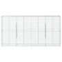 Cesta de gaviones con cubierta hierro galvanizado 400x50x200 cm de , Maceteros y jardineras - Ref: Foro24-3295169, Precio: 25...