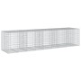 Cesta de gaviones con cubierta hierro galvanizado 450x100x100cm de , Maceteros y jardineras - Ref: Foro24-3295197, Precio: 25...
