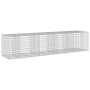 Cesta de gaviones con cubierta hierro galvanizado 450x100x100cm de , Maceteros y jardineras - Ref: Foro24-3295197, Precio: 25...
