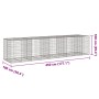 Cesta de gaviones con cubierta hierro galvanizado 450x100x100cm de , Maceteros y jardineras - Ref: Foro24-3295197, Precio: 25...