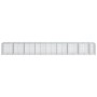 Cesta de gaviones con cubierta hierro galvanizado 850x100x100cm de , Maceteros y jardineras - Ref: Foro24-3295205, Precio: 49...