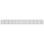 Cesta gaviones con cubierta hierro galvanizado 1150x100x100 cm de , Maceteros y jardineras - Ref: Foro24-3295211, Precio: 621...