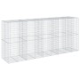 Cesta de gaviones con cubierta hierro galvanizado 450x100x200cm de , Maceteros y jardineras - Ref: Foro24-3295232, Precio: 45...