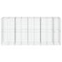 Cesta de gaviones con cubierta hierro galvanizado 450x100x200cm de , Maceteros y jardineras - Ref: Foro24-3295232, Precio: 45...