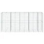 Cesta de gaviones con cubierta hierro galvanizado 450x100x200cm by , Pots and planters - Ref: Foro24-3295232, Price: 461,42 €...