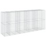 Cesta de gaviones con cubierta hierro galvanizado 450x100x200cm de , Maceteros y jardineras - Ref: Foro24-3295232, Precio: 45...