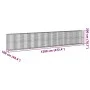 Cesta gaviones con cubierta hierro galvanizado 1200x100x200 cm by , Pots and planters - Ref: Foro24-3295247, Price: 1,00 €, D...