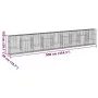 Cesta de gaviones con cubierta hierro galvanizado 900x50x150 cm de , Maceteros y jardineras - Ref: Foro24-3295162, Precio: 48...