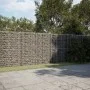 Cesta de gaviones con cubierta hierro galvanizado 1100x50x200cm de , Maceteros y jardineras - Ref: Foro24-3295176, Precio: 65...