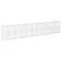 Cesta de gaviones con cubierta hierro galvanizado 1100x50x200cm de , Maceteros y jardineras - Ref: Foro24-3295176, Precio: 65...