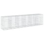Cesta de gaviones con cubierta hierro galvanizado 600x100x150cm de , Maceteros y jardineras - Ref: Foro24-3295218, Precio: 46...