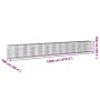Cesta gaviones con cubierta hierro galvanizado 1200x100x150 cm de , Maceteros y jardineras - Ref: Foro24-3295224, Precio: 850...
