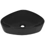 Lavabo triángular cerámica negro 50,5x41x12 cm by , Sinks - Ref: Foro24-142740, Price: 59,68 €, Discount: %