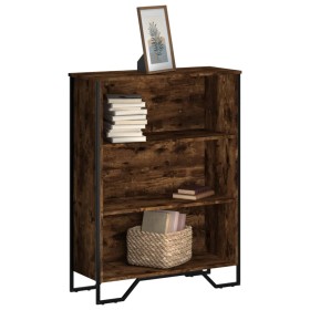 Estantería madera de ingeniería roble ahumado 80x31x106 cm de , Librerías y estanterías - Ref: Foro24-848626, Precio: 58,60 €...