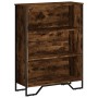 Estantería madera de ingeniería roble ahumado 80x31x106 cm de , Librerías y estanterías - Ref: Foro24-848626, Precio: 58,60 €...