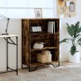 Estantería madera de ingeniería roble ahumado 80x31x106 cm de , Librerías y estanterías - Ref: Foro24-848626, Precio: 58,60 €...