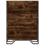 Estantería madera de ingeniería roble ahumado 80x31x106 cm de , Librerías y estanterías - Ref: Foro24-848626, Precio: 58,60 €...