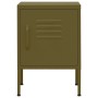 Mesitas de noche 2 uds verde oliva acero 35x35x51 cm de , Mesitas de noche - Ref: Foro24-3095205, Precio: 131,30 €, Descuento: %
