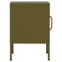 Mesitas de noche 2 uds verde oliva acero 35x35x51 cm de , Mesitas de noche - Ref: Foro24-3095205, Precio: 131,30 €, Descuento: %
