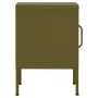 Mesitas de noche 2 uds verde oliva acero 35x35x51 cm de , Mesitas de noche - Ref: Foro24-3095205, Precio: 134,93 €, Descuento: %
