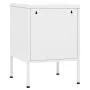 Nachttische 2 Stück weiß Stahl 35x35x51 cm von , Nachttische - Ref: Foro24-3095213, Preis: 135,36 €, Rabatt: %