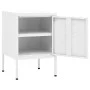 Nachttische 2 Stück weiß Stahl 35x35x51 cm von , Nachttische - Ref: Foro24-3095213, Preis: 135,36 €, Rabatt: %