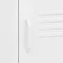 Mesitas de noche 2 uds blanco acero 35x35x51 cm de , Mesitas de noche - Ref: Foro24-3095213, Precio: 135,36 €, Descuento: %
