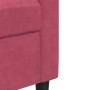 Juego de sofás con cojines 2 piezas terciopelo rojo tinto de , Sofás - Ref: Foro24-3278415, Precio: 512,59 €, Descuento: %