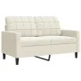 3-piece cream velvet sofa set with cushions by , Sofas - Ref: Foro24-3278429, Price: 621,75 €, Discount: %