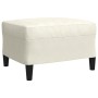 Juego de sofás con cojines 3 piezas terciopelo crema de , Sofás - Ref: Foro24-3278429, Precio: 634,34 €, Descuento: %