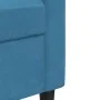Zweiteiliges Sofaset mit blauen Samtkissen. von , Sofas - Ref: Foro24-3278420, Preis: 583,64 €, Rabatt: %