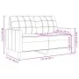 Zweiteiliges Sofaset mit blauen Samtkissen. von , Sofas - Ref: Foro24-3278420, Preis: 583,64 €, Rabatt: %