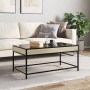 Mesa de centro con Infinity LED roble Sonoma 90x50x41 cm de , Mesas de centro - Ref: Foro24-847688, Precio: 98,52 €, Descuent...