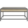 Mesa de centro con Infinity LED roble Sonoma 90x50x41 cm de , Mesas de centro - Ref: Foro24-847688, Precio: 98,52 €, Descuent...